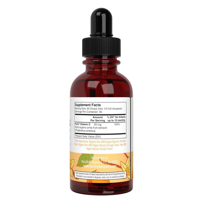 MaryRuth&#39;s Organics Liquid Infant Vitamin C Drops - 2 fl oz, 4 of 9