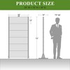 72" H Dovelina Outdoor Privacy Screen Decorative Garden Fence - 3 of 4