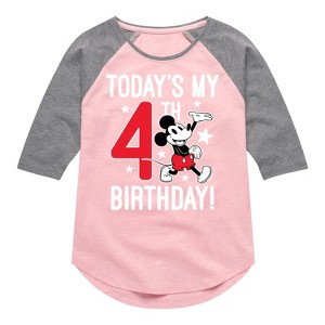 Girls' - Disney - Todays My 4th Birthday - 1 of 4