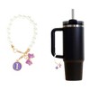 Unique Bargains Pearl Chain Bow Water Cup Pendant 1 Pc - 3 of 4