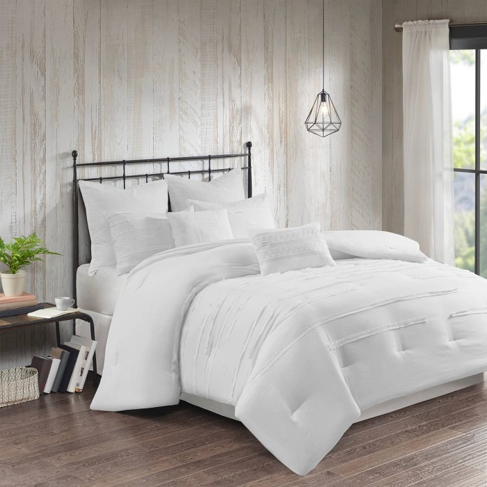 8pc Jaine Comforter Set Gray