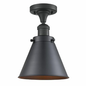 Appalachian - 1 Light Semi-Flush Mount In Traditional Style-10 Inches Tall and 8 Inches Wide - 1 of 1