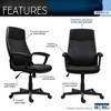 Anybear Black Medium Back Executive Office Chair - 3 of 4