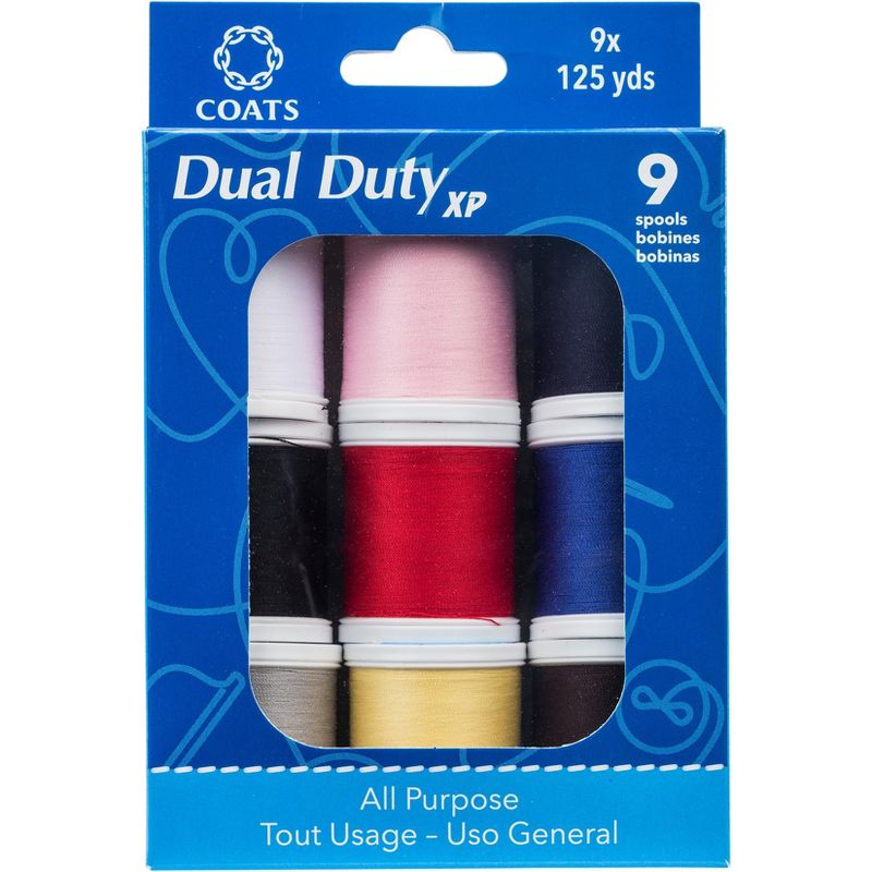 Coats Dual Duty XP General Purpose Thread Box 9/Pkg, 1 of 4