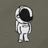 Dalix Astronaut Gym Short Sport Embroidered Casual Pocket Mesh Drawcord Waist Mens - 2 of 4