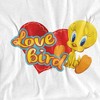 Looney Tunes Tweety Love Bird Valentine's Day Kids T Shirt For Toddler Boys And Girls, White - 3 of 4