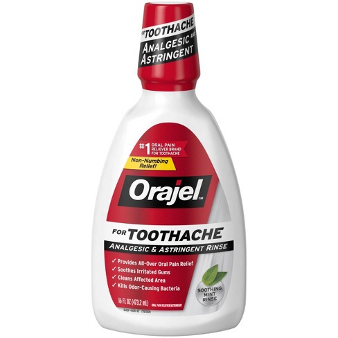 Orajel Toothache Analgesic Astringent Rinse 16 Fl Oz Target