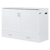 YOOCOZZ Queen Size Murphy Bed with Drawer, Sockets & USB Ports, and Pulley Structure - 3 of 4