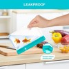 Reusable Food Storage Bags Stand Up, 9 Pack Leakproof Freezer Bags, BPA Free - 3 of 4