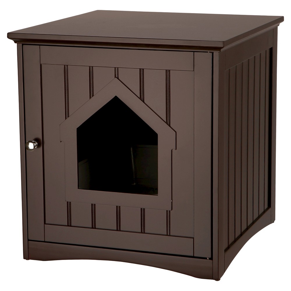 EAN 4011905402925 product image for TRIXIE Pet Products Wooden Cat Home and Litter Box Brown | upcitemdb.com