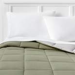 Reversible Microfiber Solid Comforter - Room Essentials™