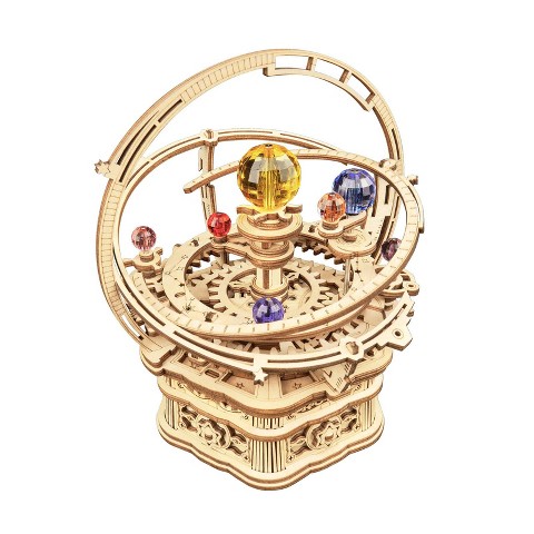 Детские куклы Etokfoks Starry Night 3D Wooden Music Box Puzzle Kit for Adults 84 Piece DIY Mechanical Model Plays Memory from Cats Gift
