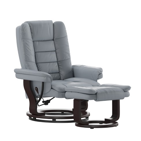 Flash furniture recliner discount chair with ottoman