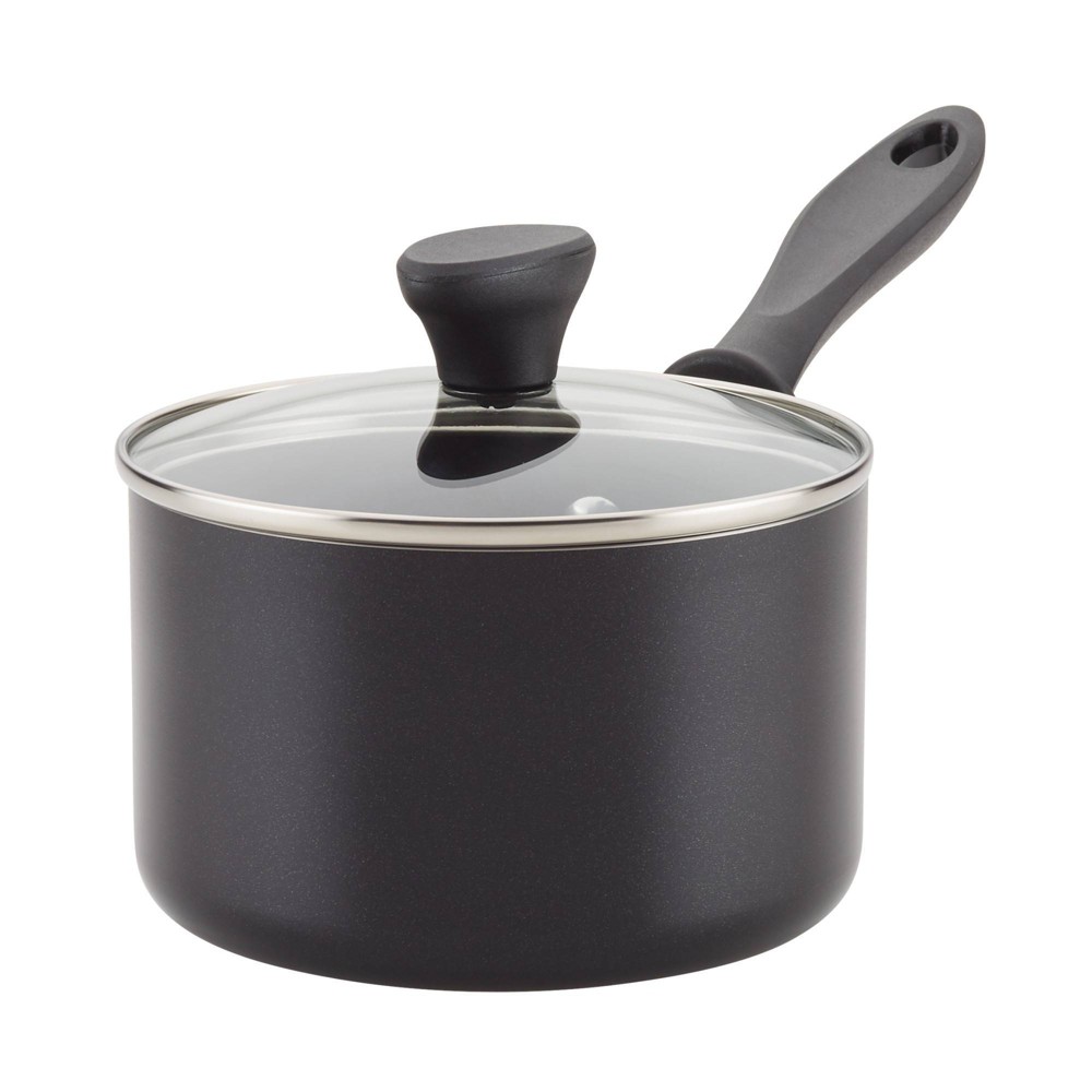 Farberware Reliance 2qt Aluminum Nonstick Covered Saucepan - Black