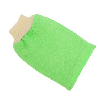 Unique Bargains Double Side Simplicity Shower Gloves for Bathroom 8.66"x5.31" 1 Pc