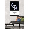 Trends International MLB Colorado Rockies - Logo 22 Framed Wall Poster Prints - 2 of 4