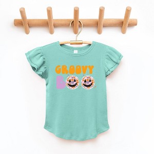 The Juniper Shop Groovy Boo Toddler Flutter Sleeve Tee - 1 of 3