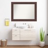 Amanti Art Moab Brown Bronze Non-Beveled Framed Bathroom Vanity Wall Mirror - 4 of 4