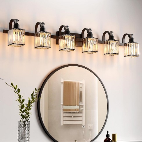 Square bathroom light fixtures hotsell