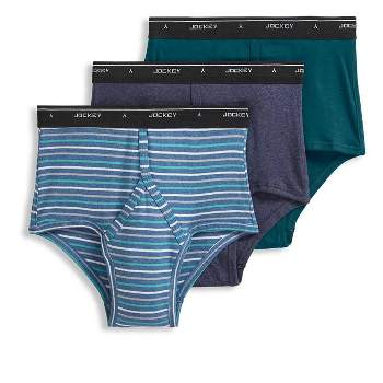 Jockey Classic Y-Front Briefs, Pack of 3 Navy Indigo Azure – Mayors Sports  and Menswear