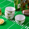 Cook With Color 4pc Football Mini Bowls - 2 of 4