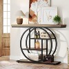 Hommoo 41.3" Industrial 4-Tier Console Table - 3 of 4