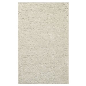 Washable Modern Solid Rug Non Slip Low Pile Rug Soft Contemporary Throw Floor Cover Foldable Indoor Carpet for Living Room Bedroom Playroom Nursery - 1 of 4