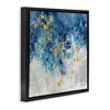 Stupell Industries Abstract Blue Gold Paint Design, 18" x 18" - 3 of 4