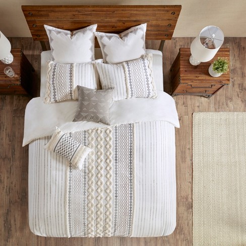 Imani Cotton Duvet Cover Mini Set Target