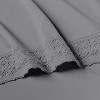 3 or 4 Piece Chochet Lace Microfiber Sheet Set. - 3 of 3