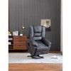 Velvet Power Lift Recliner Chair with 8-Point Massage and Lumbar Heating, USB Port - 3 of 4