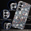 BONGEEK Case Compatible with Samsung Galaxy S25,Scratch Resistant Hybrid 2-Layer Hard Shell Bright Phone Case, Floral - 3 of 4