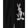 Looney Tunes Watercolor Bugs Bunny Youth Black Graphic Sweats - 2 of 3