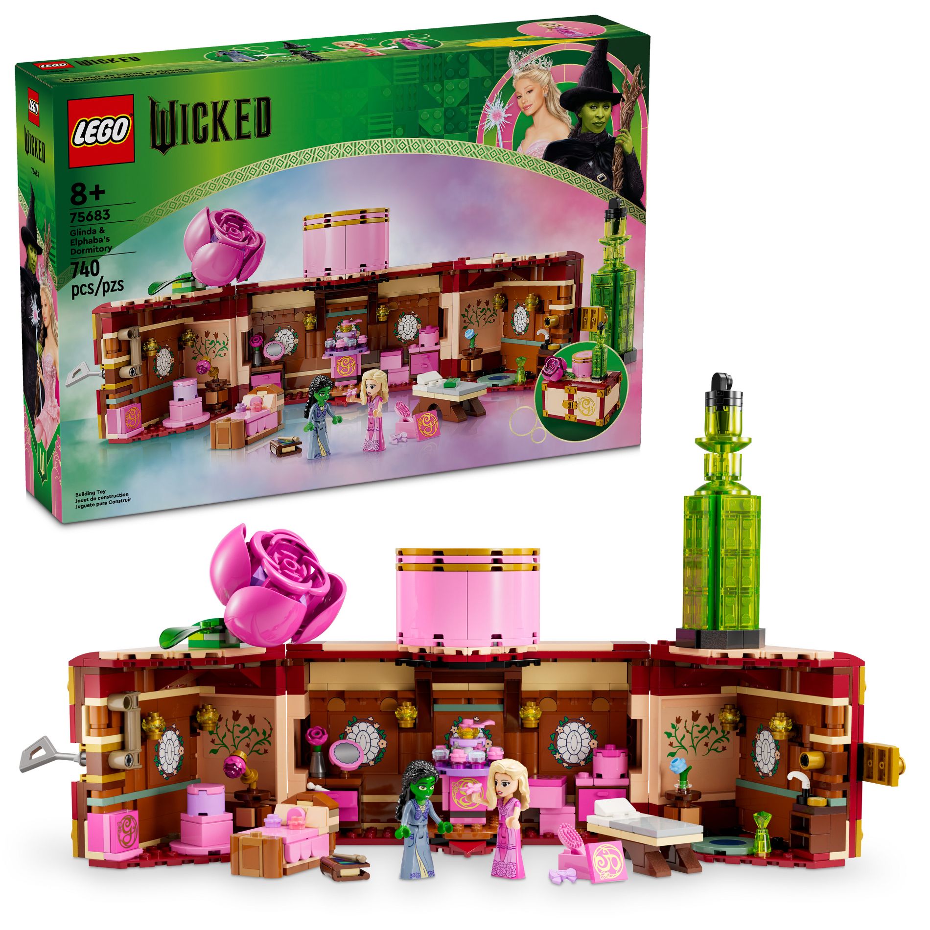 LEGO Wicked Glinda & Elphaba's Dormitory Collectible Toys 75683