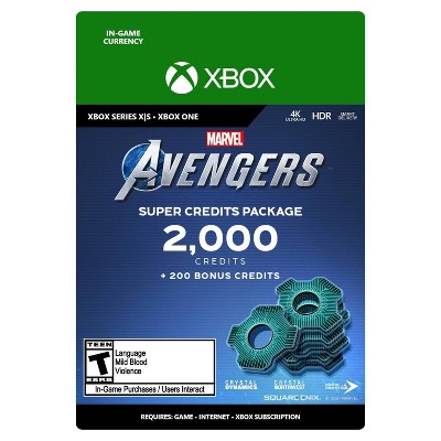 Marvel's Avengers: Super Credits Package 2,000 - Xbox Series X|S/Xbox One (Digital)