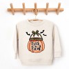Trick of Treat Pumpkin - Toddler Graphic Sweatshirt and Youth Graphic Sweatshirt - 2 of 3