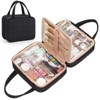 Generic Makeup Bag, Large Capacity Cosmetic Bag, Portable Make Up Bag Organizer - 2 of 4