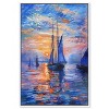 Art Remedy Night Sea Breeze Sailing Wall Art Framed - 2 of 4