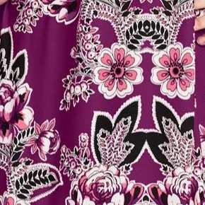 purple scarf print