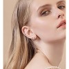 Hypoallergenic Flat Back Earrings Set - Surgical Steel, Sterling Silver & Titanium Cartilage Studs with CZ, Pearl & Opal for Sensitive Ears - 3 of 4