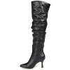 Journee Collection Womens Kindy Tru Comfort Foam Square Toe Over The Knee Boots - image 2 of 4