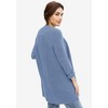 ellos Plus Size Open Front Waffle Cardigan - 3 of 3
