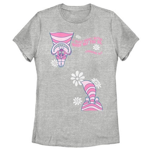 Women\'s Alice In Wonderland Cheshire Split : Target Cat T-shirt