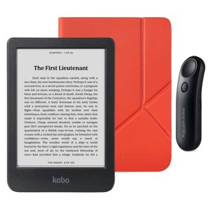 Kobo Clara BW eReader with SleepCover & Black Page Turner Remote Bundle - 1 of 4