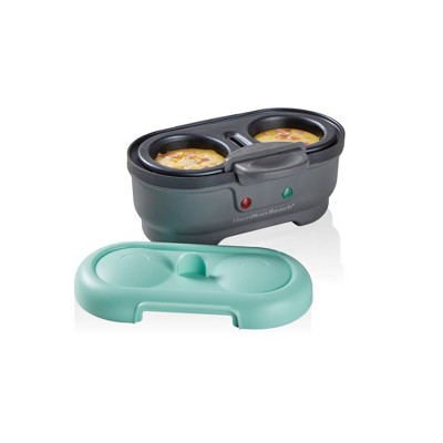 Hamilton Beach Egg Bite Maker - Mint: Electric Egg Cooker & Poacher, 1-Egg Capacity, 650W, Hand Wash, Vibrant Green