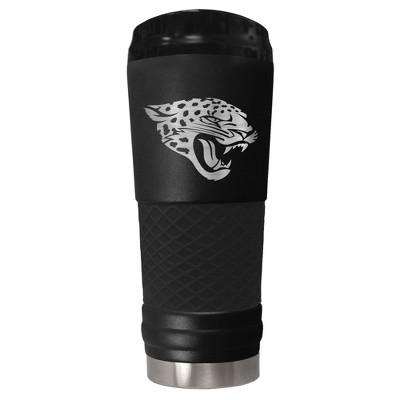 NFL Jacksonville Jaguars The Stealth Draft 24oz Powder Coated Laser Etched Vacuum Insulated Tumbler