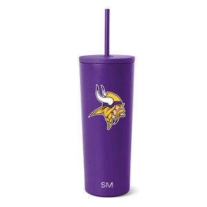 NFL Minnesota Vikings Simple Modern Stainless Steel Classic Tumbler - 24oz - 1 of 3