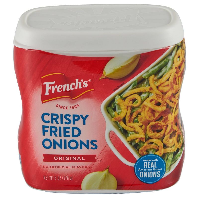 French's Crispy Fried Onions Original Flavor - 6oz, 1 of 4