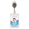 Advantus® Retractable Carabiner Style Badge Reels with Badge Strap, Smoke, Pack of 12 - 4 of 4