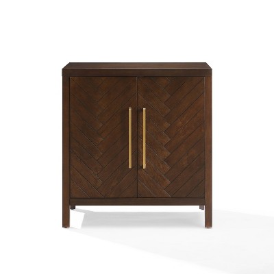 Darcy Dark Brown Medium Wood Accent Cabinet with Adjustable Shelving
